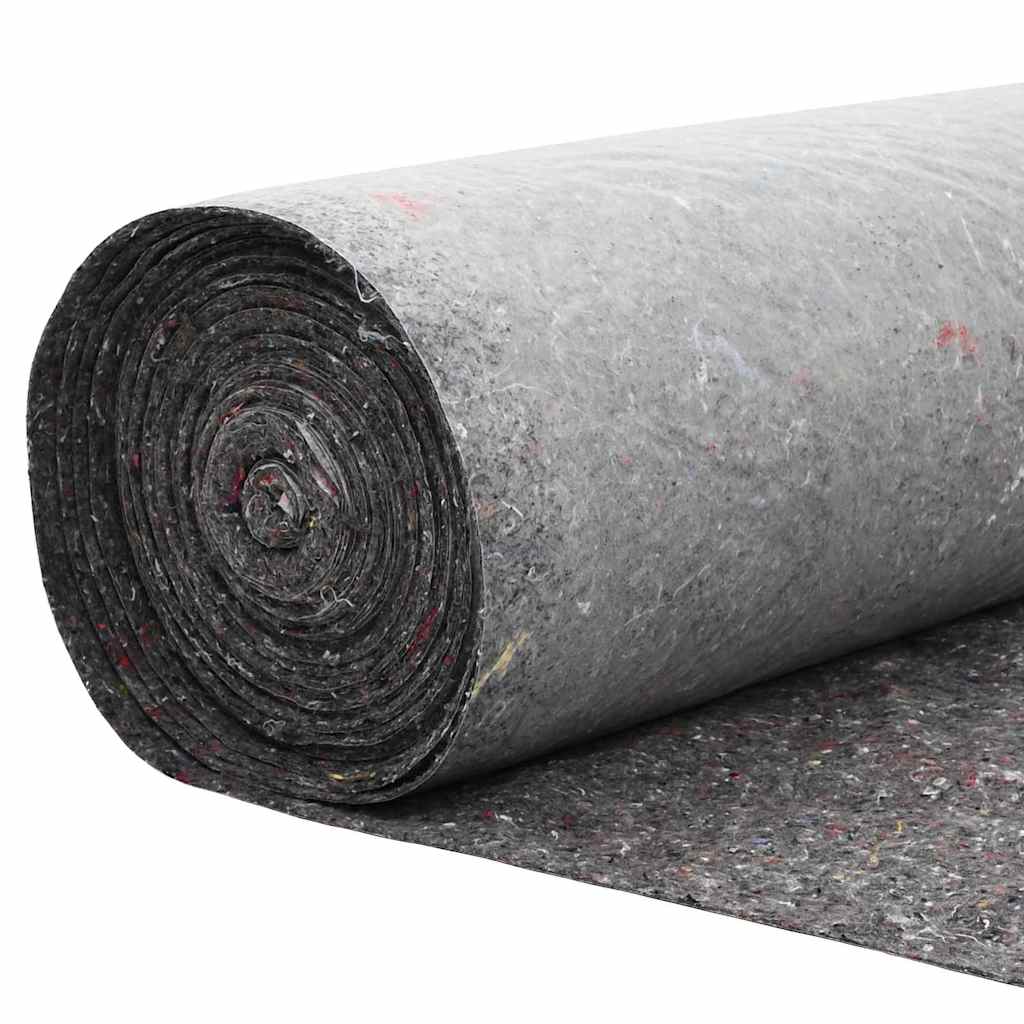 Pond Fleece Folding Grey 1 x 10 m Polyester and Cotton