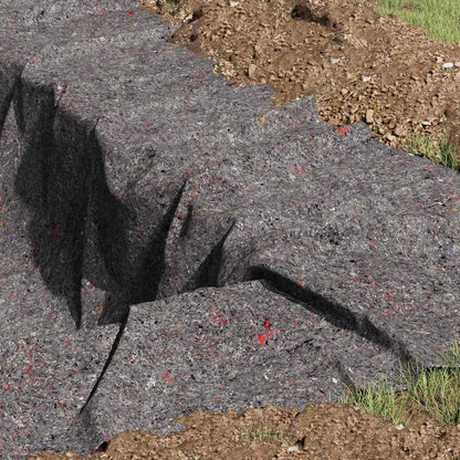 Pond Fleece Folding Grey 1 x 25 m Polyester and Cotton