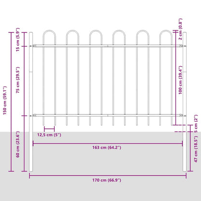 Garden Fence BOXTEL Grey