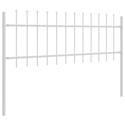 Garden Fence Woerden White 1.7 x 0.6 m Powder-coated Steel
