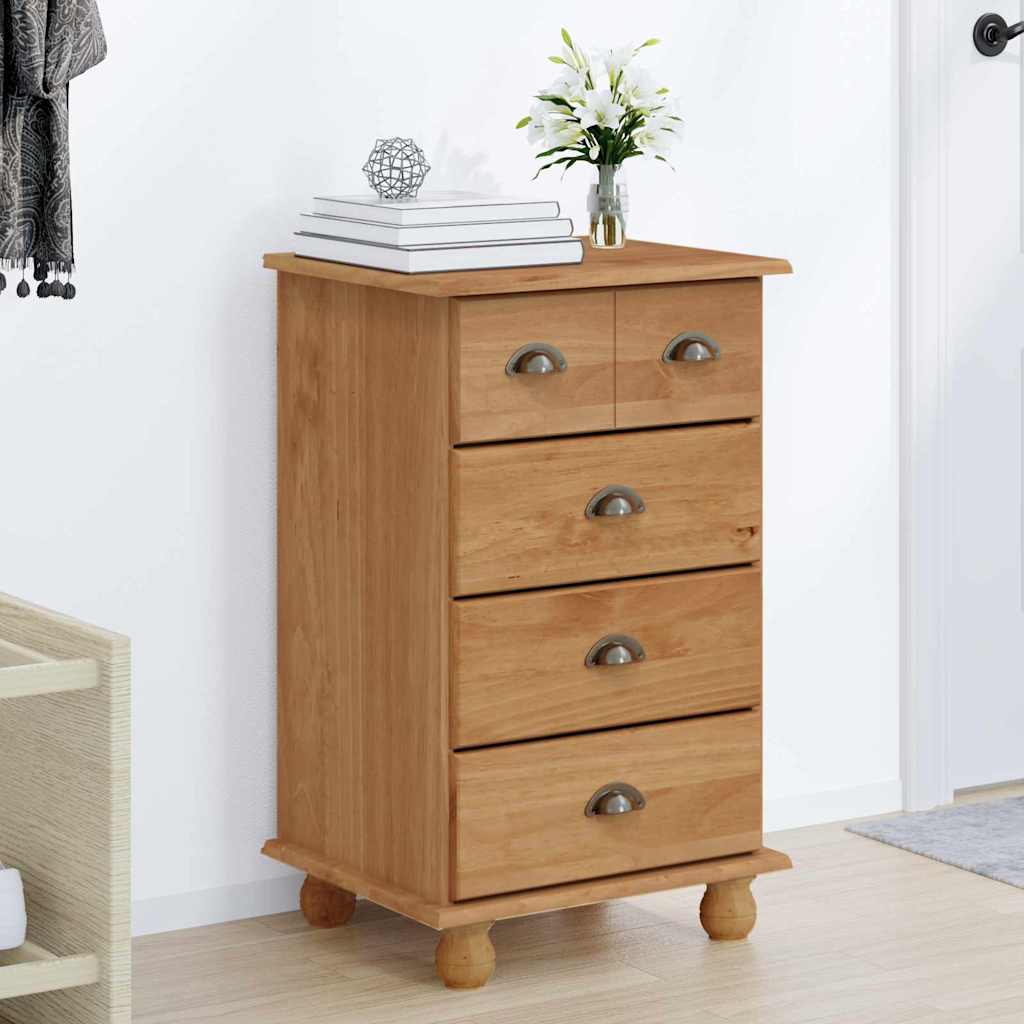 Chest of Drawer 5-Drawer ASKIM Brown 48.5 x 40 x 79 cm