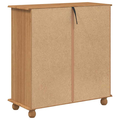 Chest of Drawer ASKIM Brown 91 x 40 x 95.5 cm Solid Pine Wood