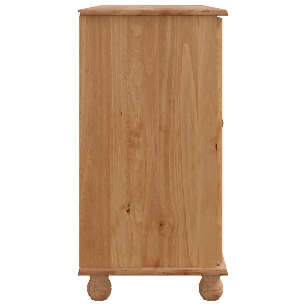 Sideboard with Drawer ASKIM 133.5 x 40 x 79 cm Solid pine wood