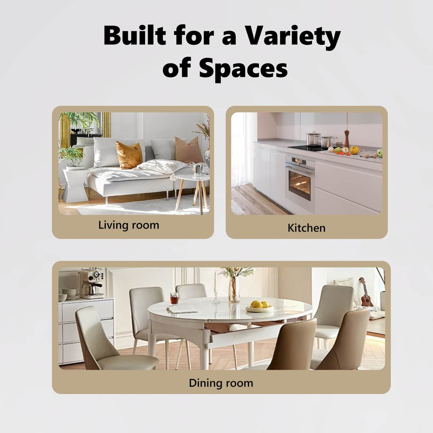 Wine Cabinet ASKIM White with Honey Top 57 x 37 x 114 cm