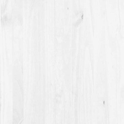 Writing Desk ASKIM White 95 x 40 x 75 cm Solid Pine Wood