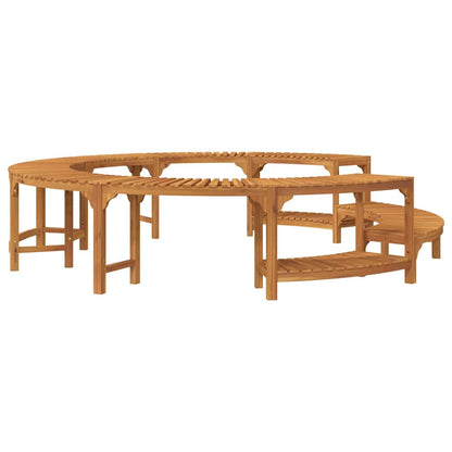 Hot Tub Surround Brown Ø255 x 55.5 cm Solid Acacia Wood