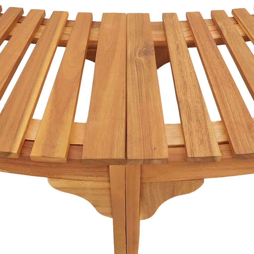 Hot Tub Surround Brown Ø275 x 55.5 cm Solid Acacia Wood