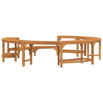 Hot Tub Surround Brown Ø275 x 55.5 cm Solid Acacia Wood