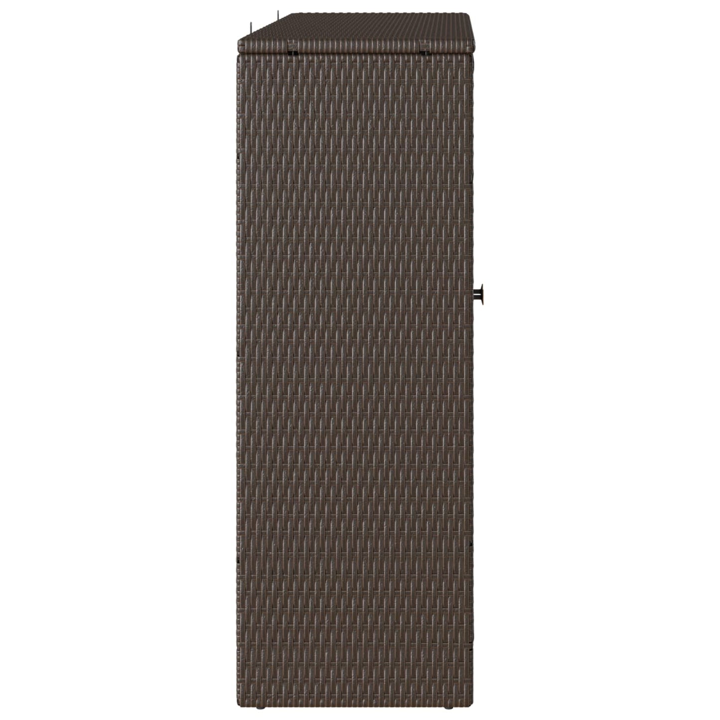 Storage Cabinet with Shelf Brown 100 x 36 x 102 cm Rattan