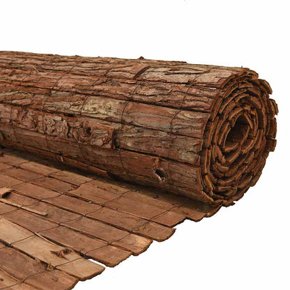 Bark Fence Brown 400 x 125cm Bark