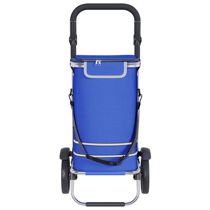Shopping Trolley Blue 36.5 x 46.5 x 100.5 cm Oxford fabric