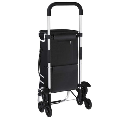 Shopping Trolley 1 Black 47 x 39 x 100.5 cm Oxford fabric