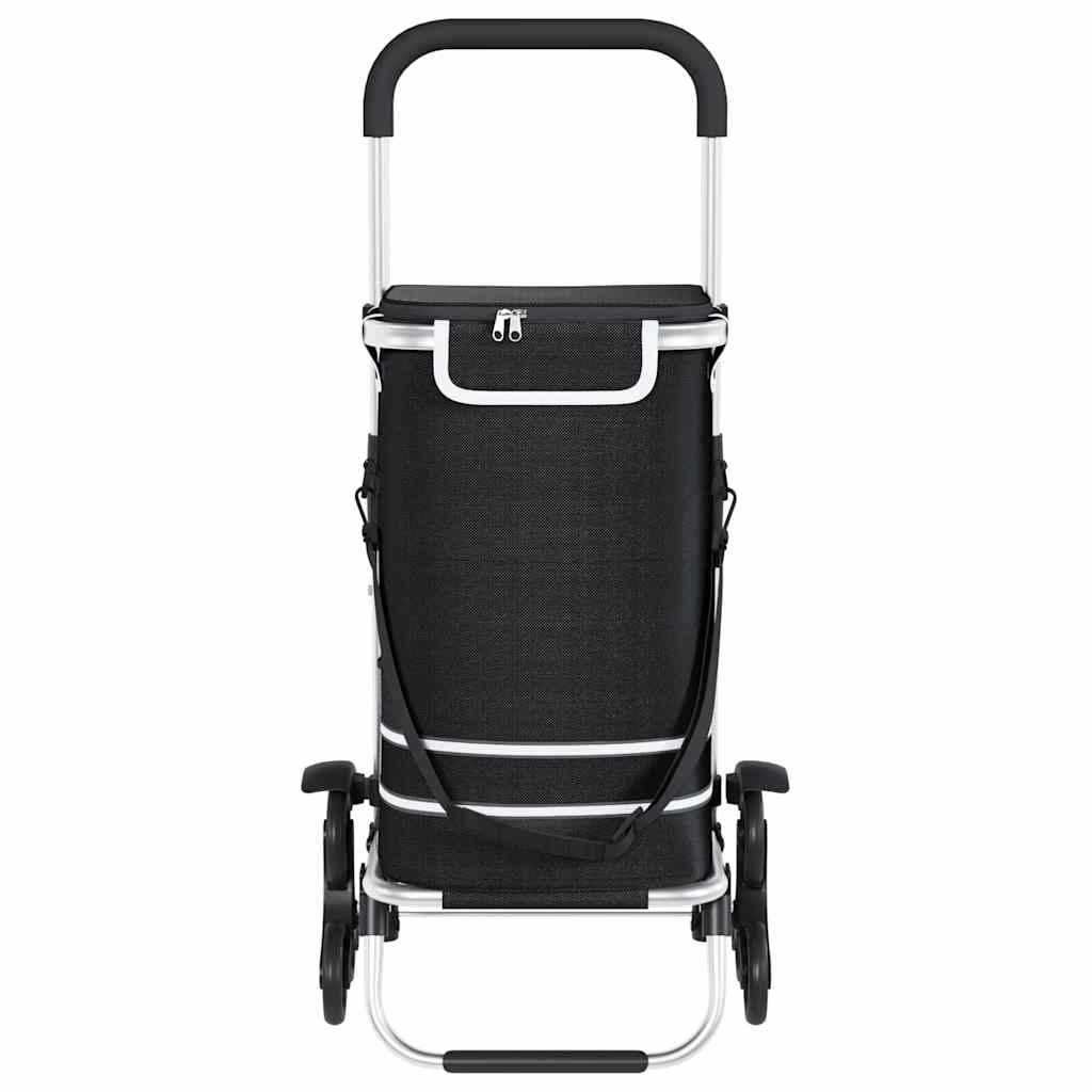Shopping Trolley 1 Black 47 x 39 x 100.5 cm Oxford fabric