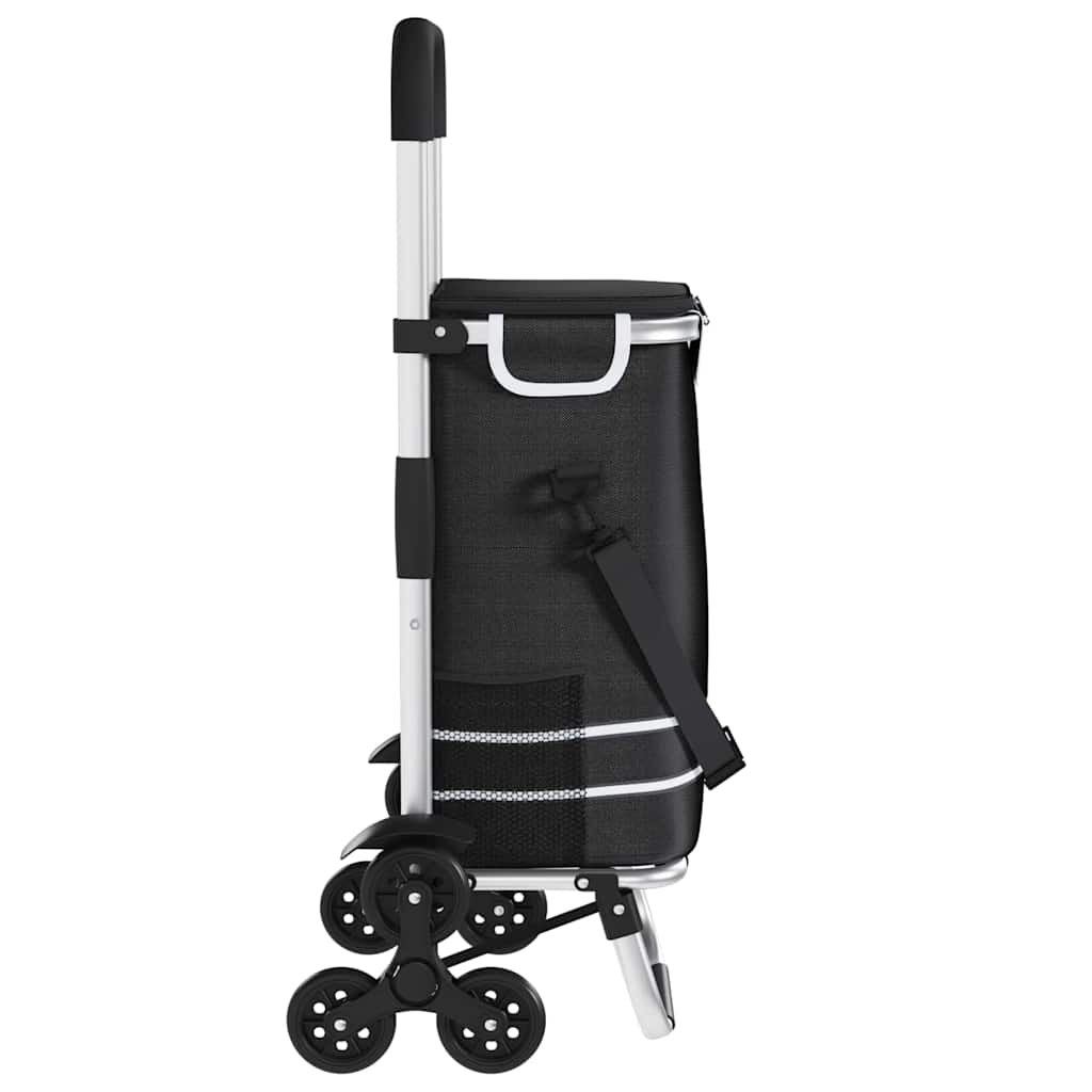 Shopping Trolley 1 Black 47 x 39 x 100.5 cm Oxford fabric