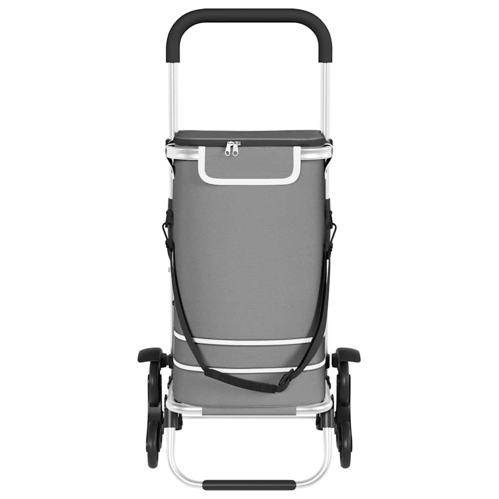 Shopping Trolley 1 Grey 47 x 39 x 100.5 cm Oxford fabric