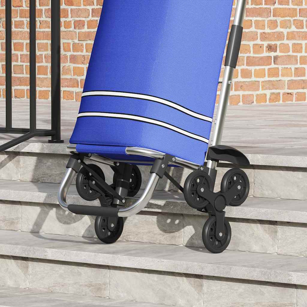 Shopping Trolley 1 Blue 47 x 39 x 100.5 cm Oxford fabric