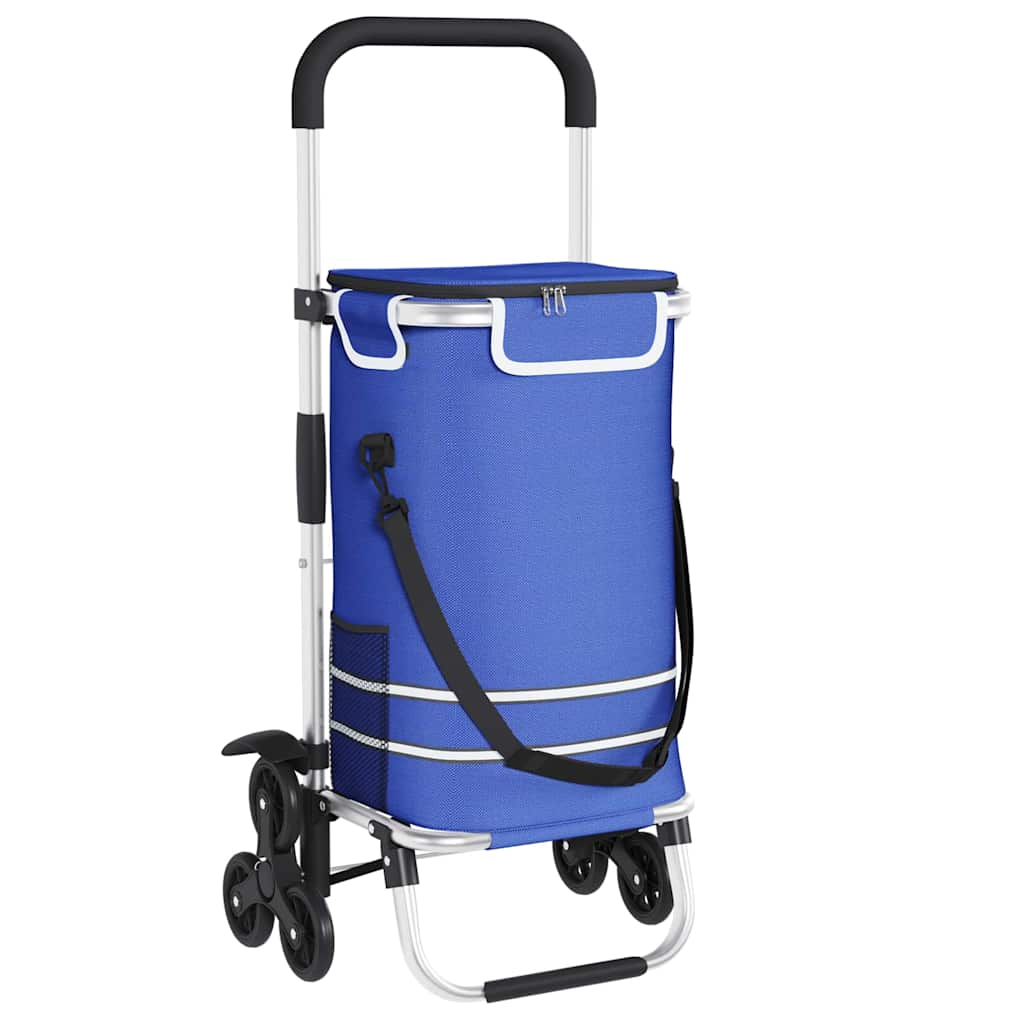 Shopping Trolley 1 Blue 47 x 39 x 100.5 cm Oxford fabric
