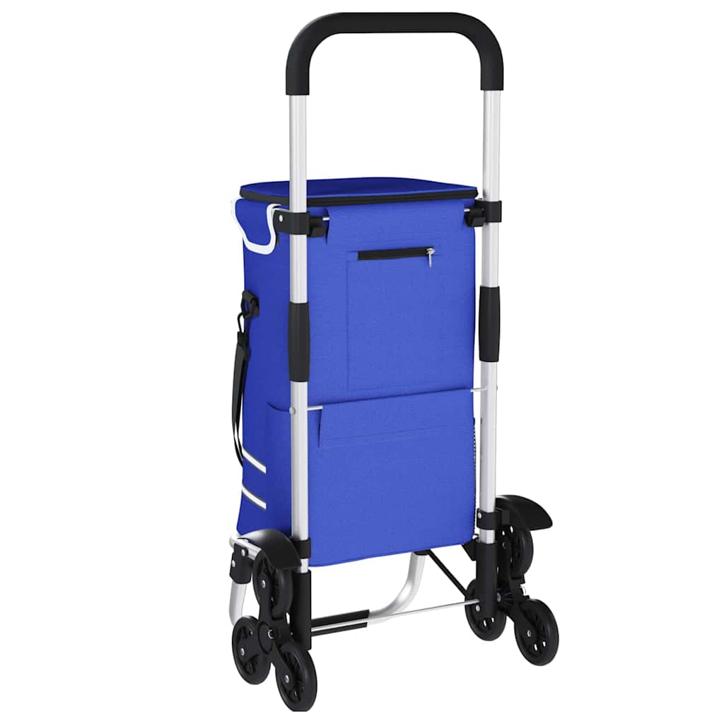 Shopping Trolley 1 Blue 47 x 39 x 100.5 cm Oxford fabric