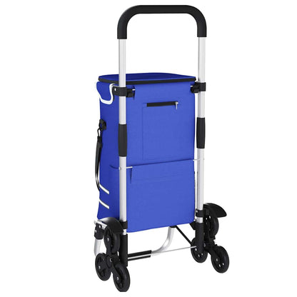 Shopping Trolley 1 Blue 47 x 39 x 100.5 cm Oxford fabric
