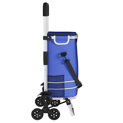 Shopping Trolley 1 Blue 47 x 39 x 100.5 cm Oxford fabric