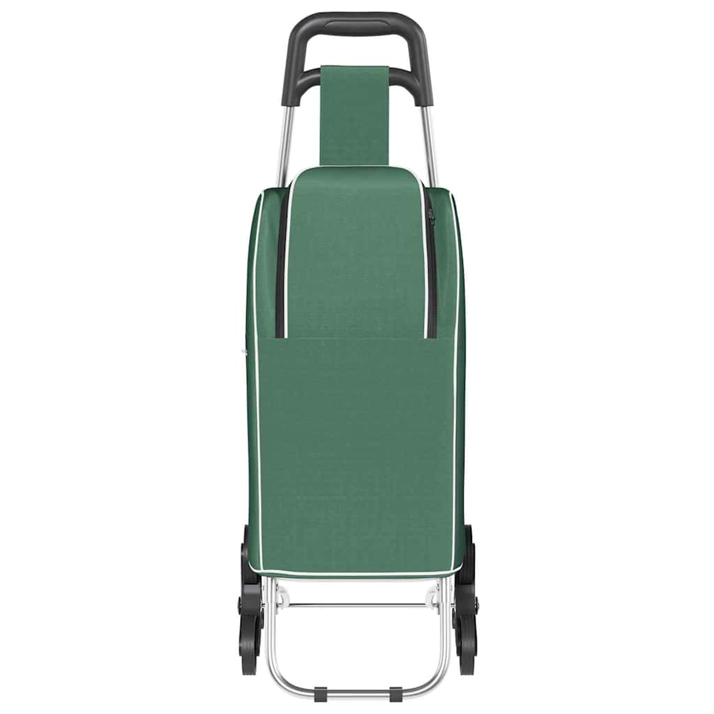 Shopping Trolley Folding Green 39.5 x 33 x 93 cm Oxford fabric