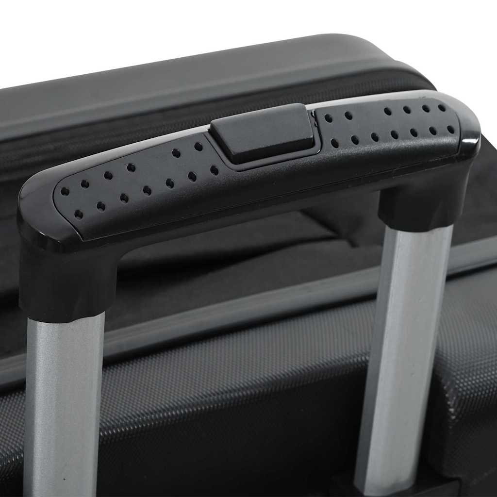 Suitcase Folding with Lock Black 34 x 23 x 55.5 cm ABS Plastic