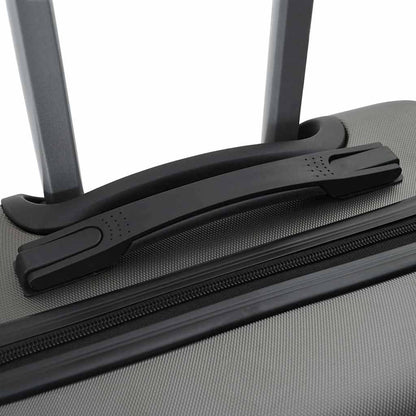 Suitcase with Lock 3 pcs Dark Grey 50 x 31 x 78 cm ABS Plastic