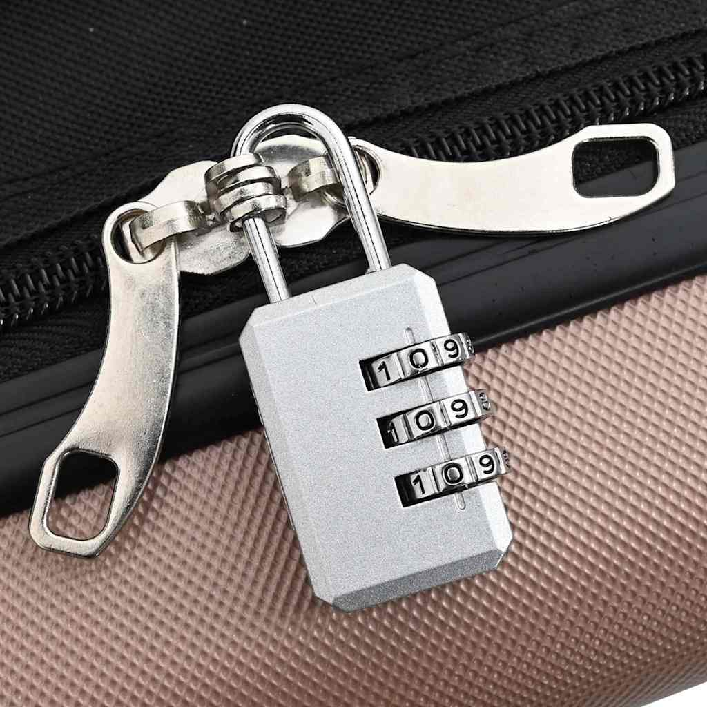 Suitcase Folding Rose gold 43 x 27 x 66 cm ABS Plastic