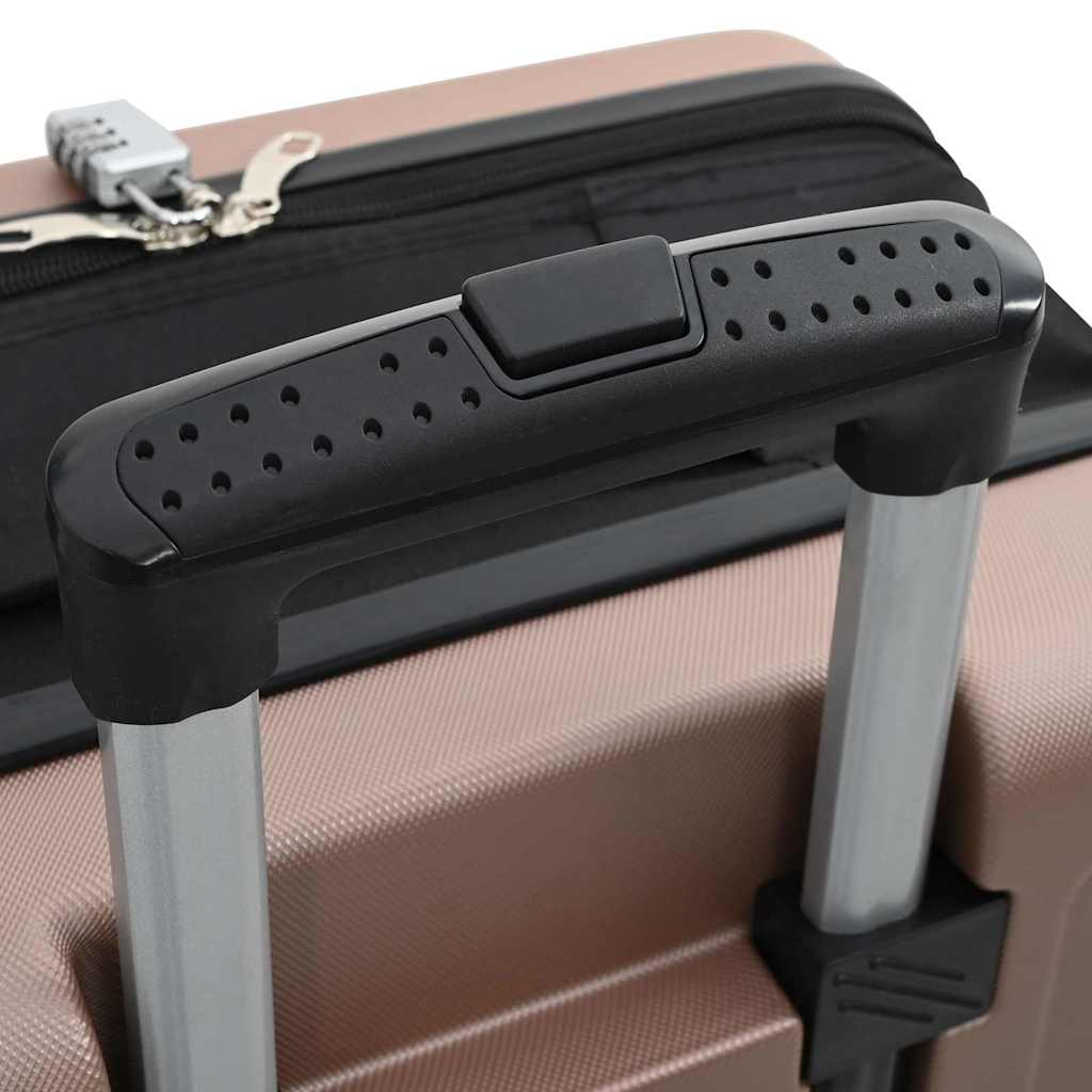 Suitcase Folding Rose gold 50 x 30 x 76 cm ABS Plastic