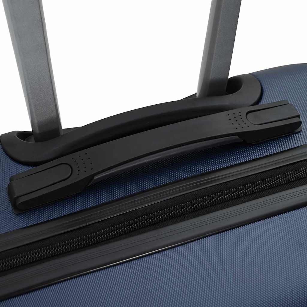 Suitcase with Lock 3 pcs Dark Blue 50 x 31 x 78 cm ABS Plastic