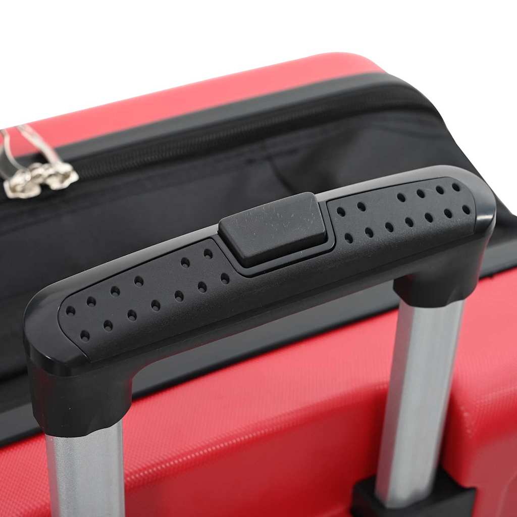 Suitcase Folding with Lock Red 34 x 23 x 55.5 cm ABS Plastic