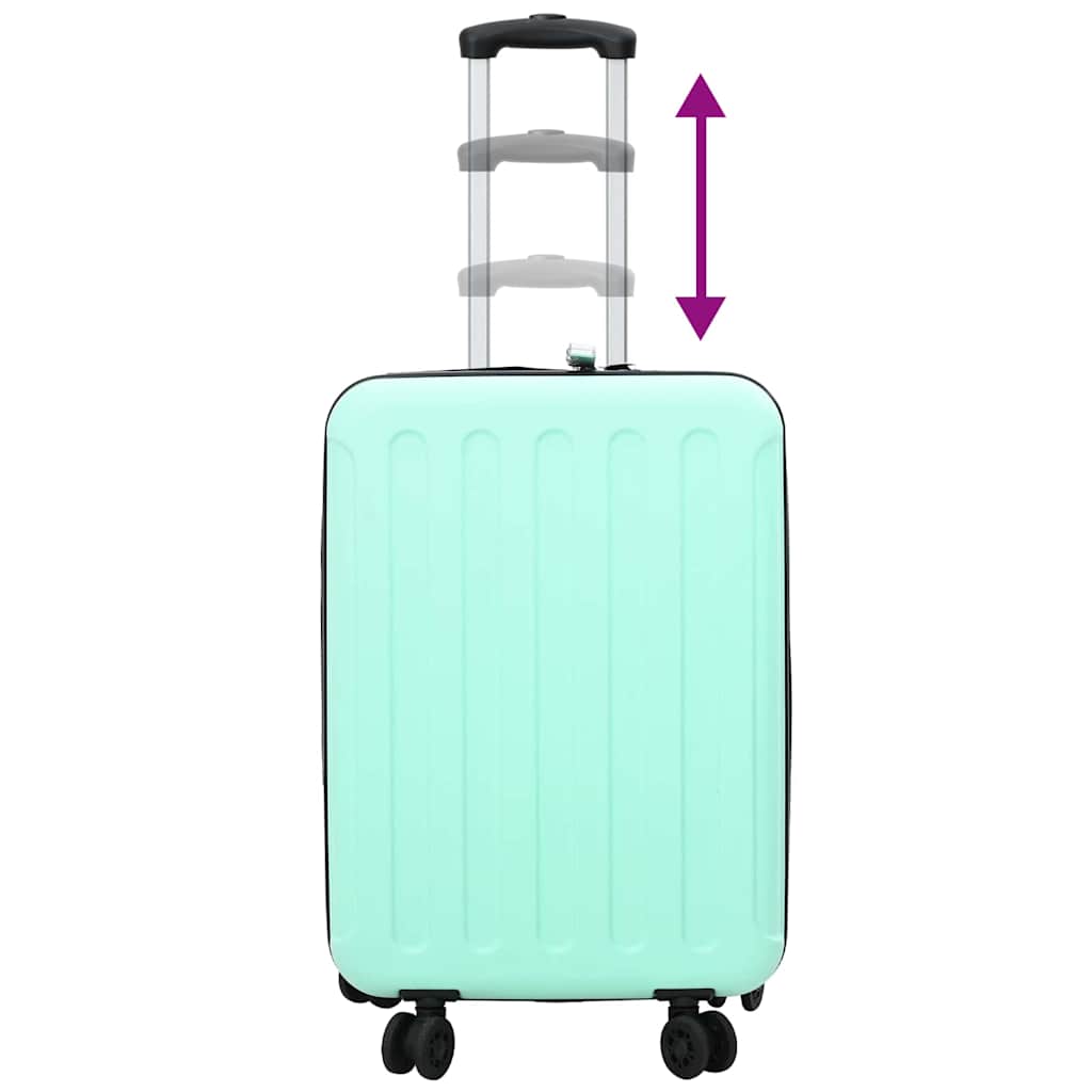 Suitcase Folding Mint green 50 x 30 x 76 cm ABS Plastic