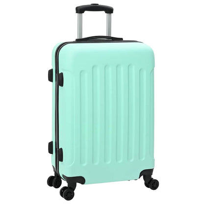 Suitcase with Lock 3 pcs Mint Green 50 x 31 x 78 cm ABS Plastic
