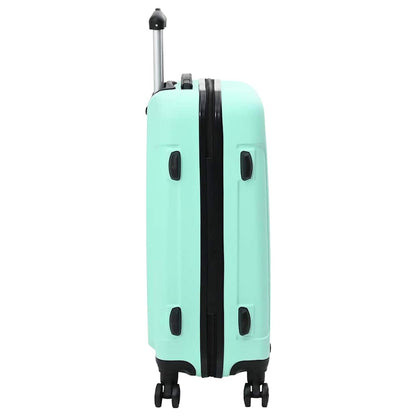 Suitcase with Lock 3 pcs Mint Green 50 x 31 x 78 cm ABS Plastic