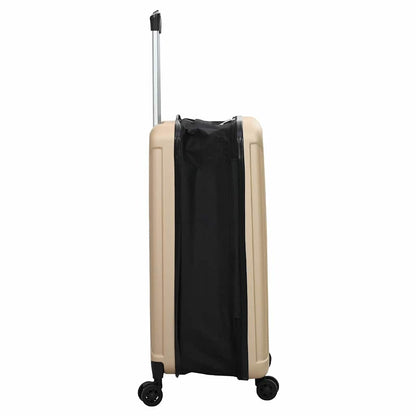 Suitcase Folding Champagne 50 x 30 x 76 cm ABS Plastic