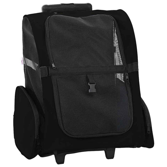 Pet Trolley 3-in-1 Design Black 48x32x(57-106) cm Oxford Fabric