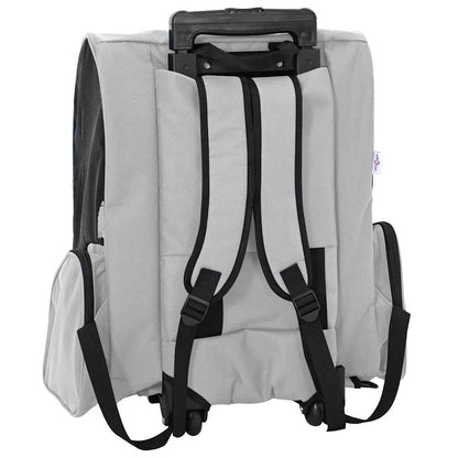 Pet Trolley 3-in-1 Design Grey 48x32x(57-106) cm Oxford Fabric