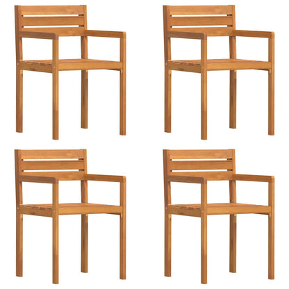 5 Piece Garden Dining Set Solid Wood Acacia