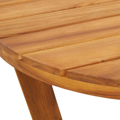 7 Piece Garden Dining Set Solid Wood Acacia