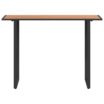 Garden Table Brown 100 x 55 x 70 cm Wood
