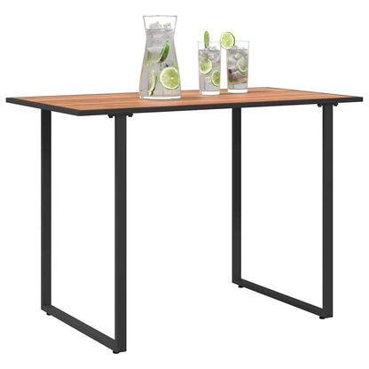 Garden Table Brown 100 x 55 x 70 cm Wood