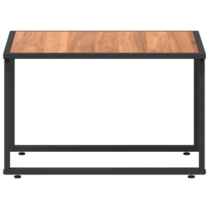 Coffee Table Black and Brown 55 x 55 x 35 cm