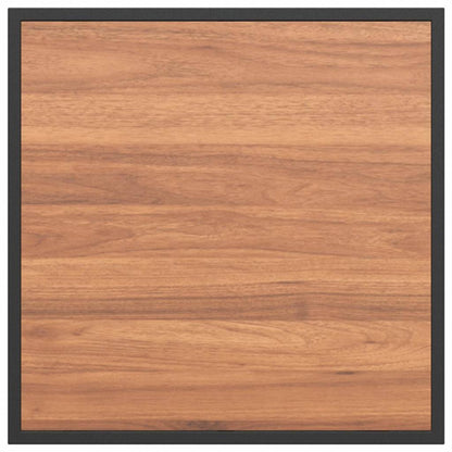 Coffee Table Black and Brown 55 x 55 x 35 cm