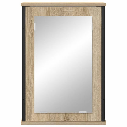 Mirror Cabinet Sonoma Oak 42 x 12 x 60 cm Engineered Wood