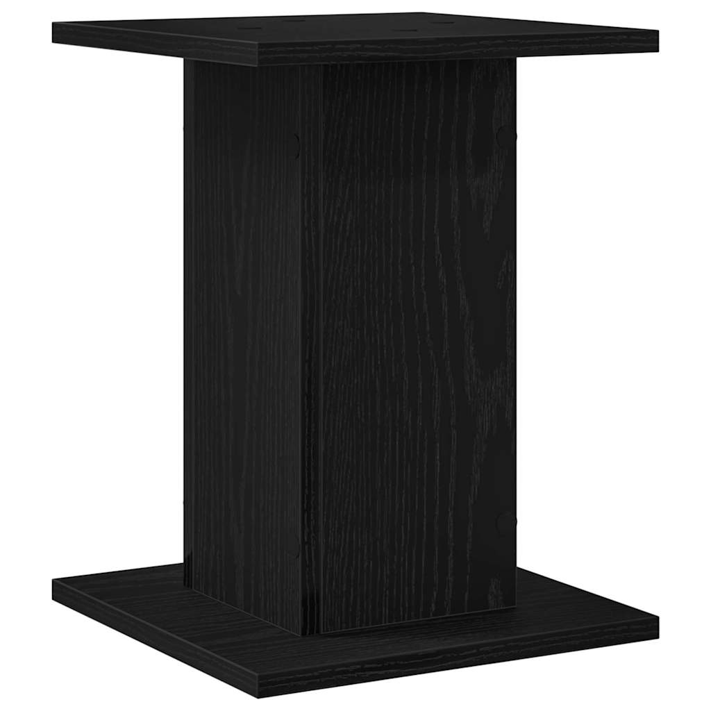 Speaker Stands 2 pcs Black Oak 30 x 30 x 40 cm Engineered Wood