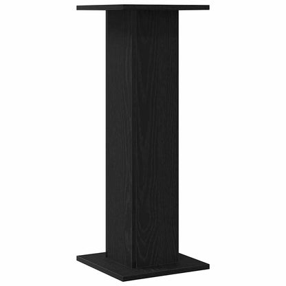 Speaker Stands 2 pcs Black Oak 30 x 30 x 80 cm Engineered Wood