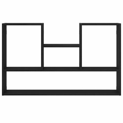 Wall Shelf Black Oak 99x15x60 cm Engineered Wood