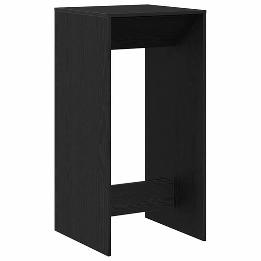Bar Table 51 x 50 x 103.5 cm Engineered Wood Black Oak