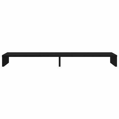 Monitor Stand Black Oak 100x27x10 cm Engineered Wood