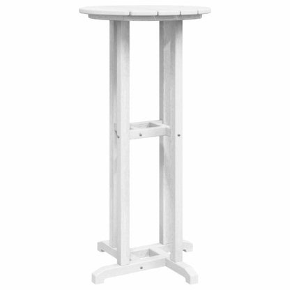 Bar Table White 55 x 55 x 107 cm HDPE